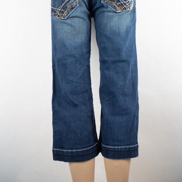 BKE Buckle Lily Stretch Capri 29 X 21 Women's Denim Jeans Thick Stitch - Picture 6 of 12